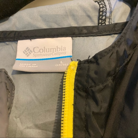 Columbia boys wind breaker with hood - Picture 3 of 5